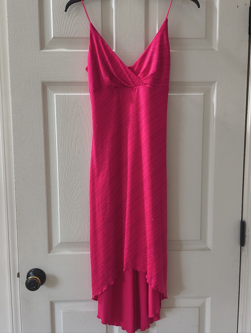 Rare Y2K Barbiecore Pink City Triangles Dress | Size Small